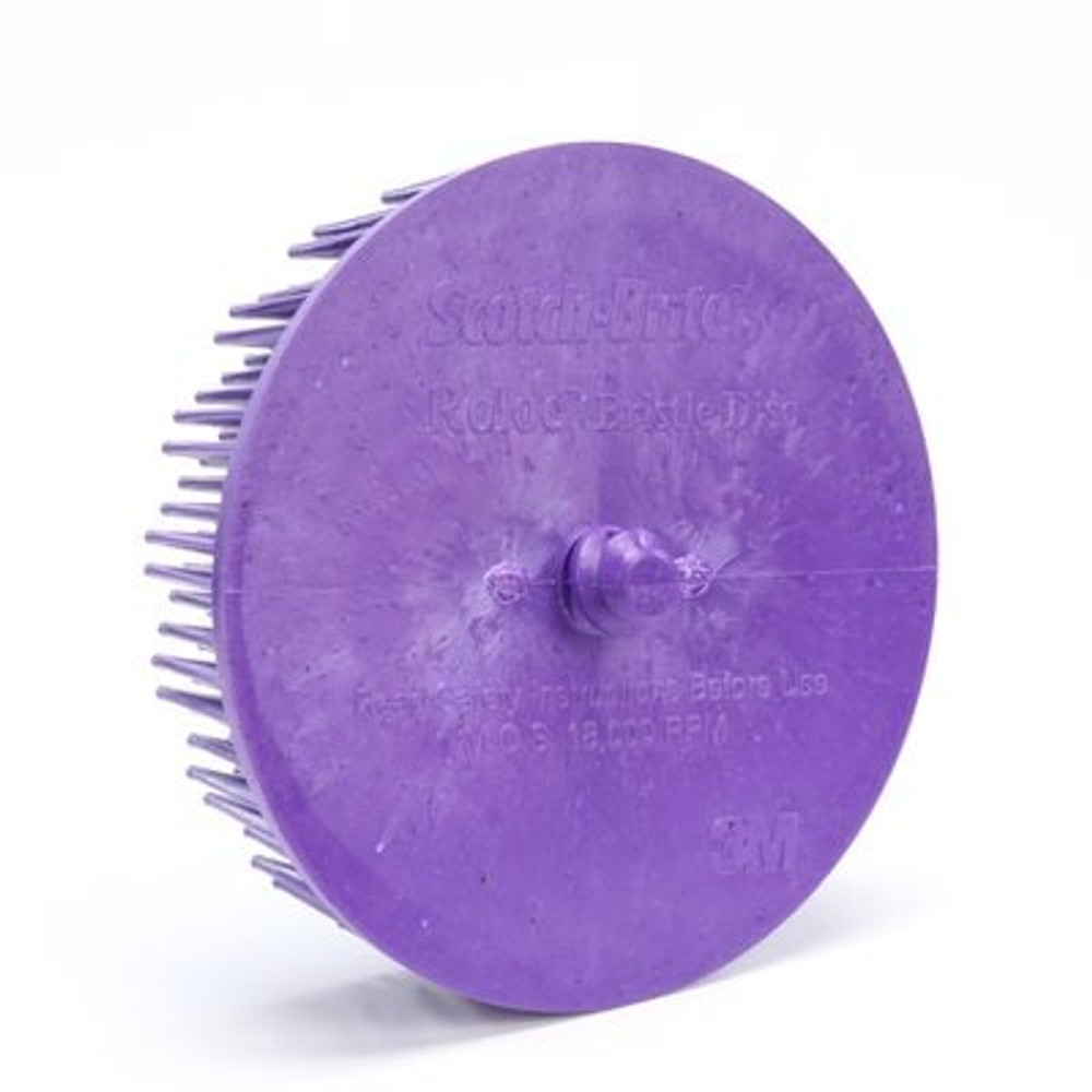 Scotch-Brite Roloc Body Man's Bristle Disc, 07537, 3 in 36