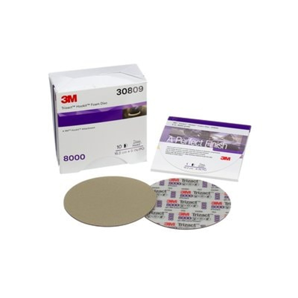 3M Trizact 8000 Discs Kit 6 in. 30809