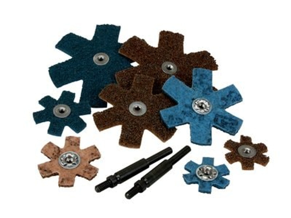 Scotch-Brite Star, 3 in A VFN LS, 25/Bag, 50 ea/Case