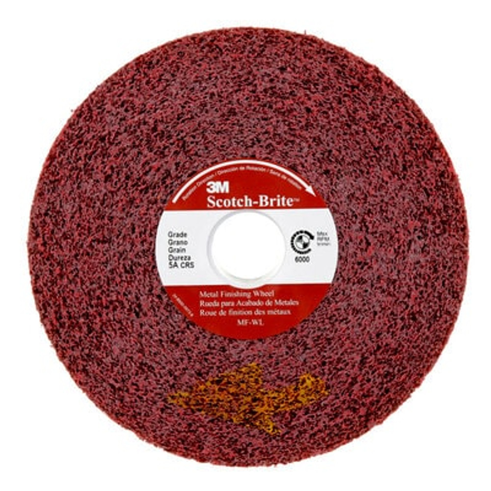 Scotch-Brite Metal Finishing Wheel, MF-WL, 5A Coarse