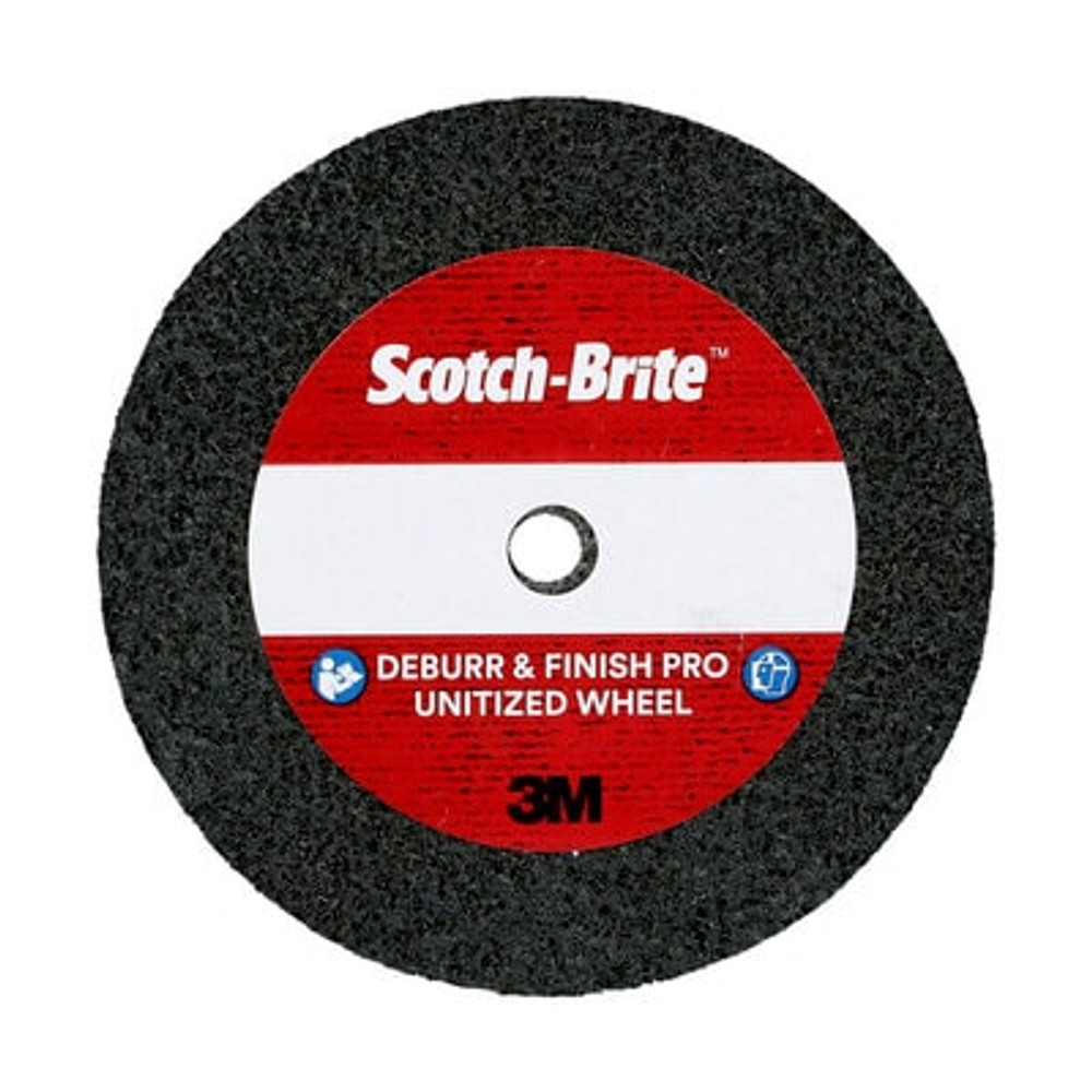 Scotch-Brite Deburr and Finish Pro Unitized Wheel, DP-UW, 2S Fine