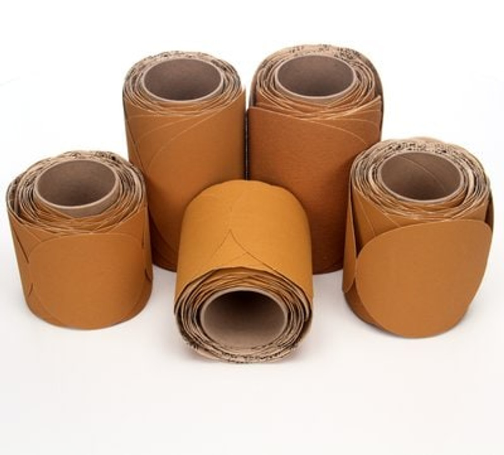 3M Stikit Paper Disc Roll 363I, P100 F-weight, 8 in x NH, Die 800L, 50
Discs/Roll, 4 Rolls/Case