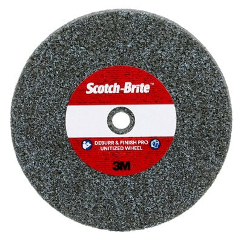 Scotch-Brite Deburr and Finish Pro Unitized Wheel, DP-UW, Medium+