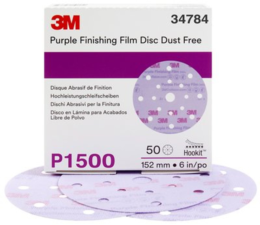 PN34784 Purple Finishing Film Disc Dust Free