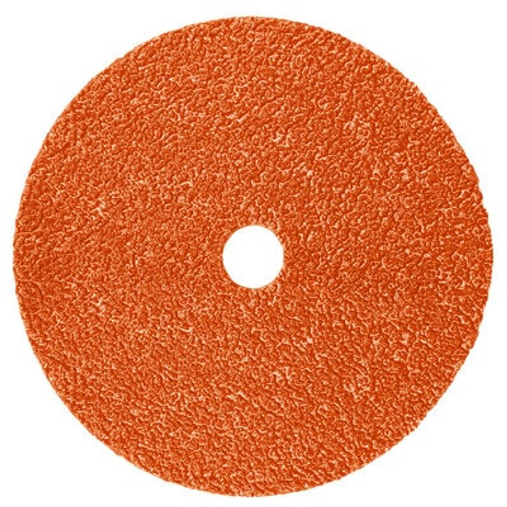 3M Cubitron II Fibre Disc 987C, Center Hole, Orange