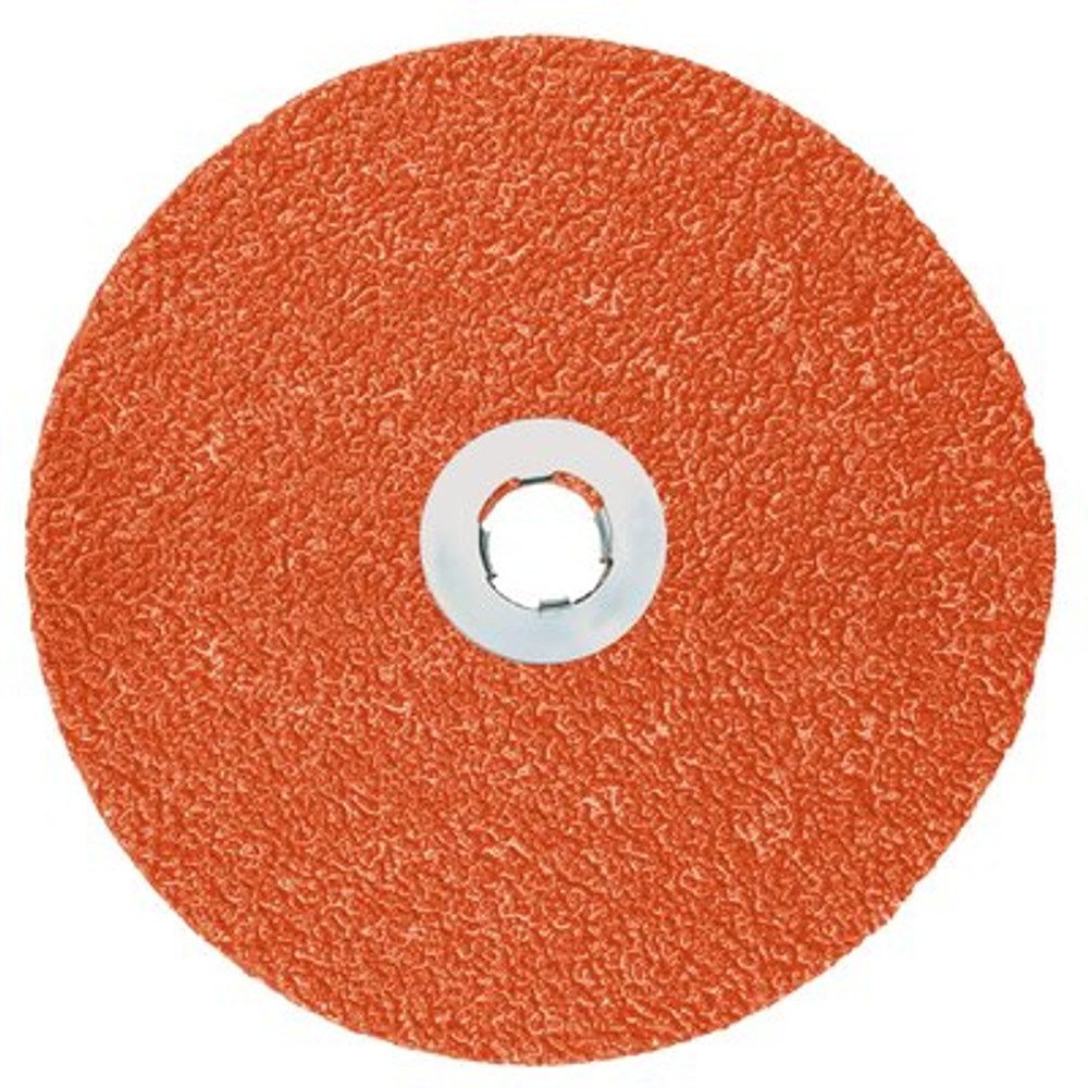 3M Fibre Disc 787C, GL Quick Change, 4-1/2 in, 80+, 25/Bag, 100 ea/Case