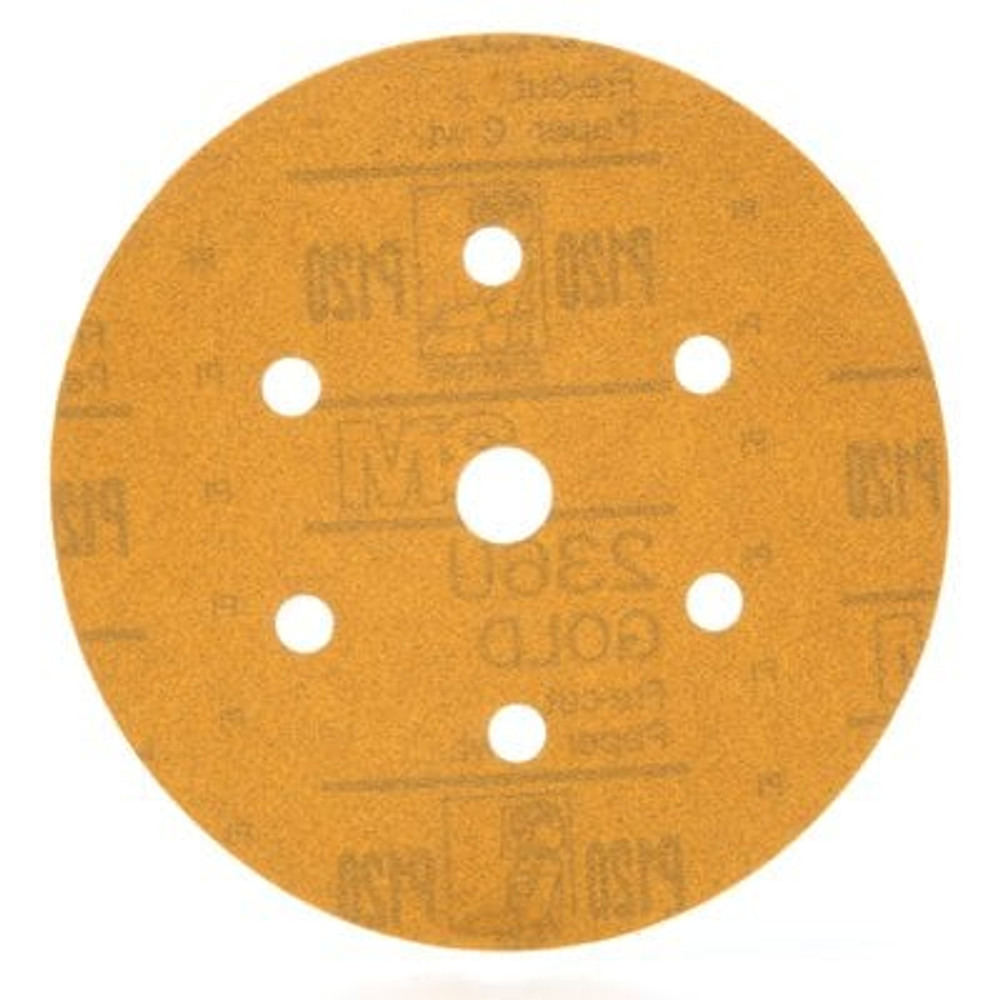 3M Hookit Gold Disc D/F 236U, 01081, 6 in, P120C