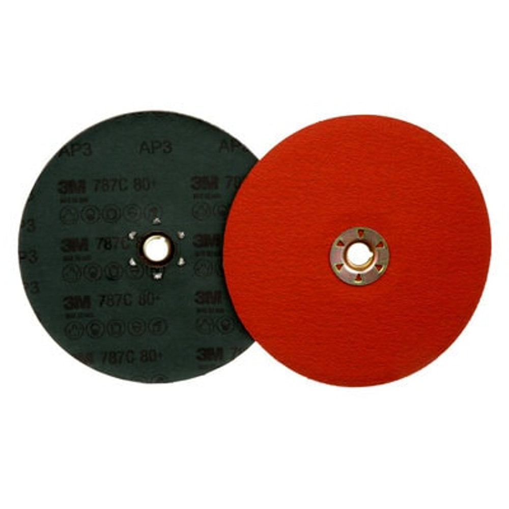 3M Fibre Disc 787C, TN Quick Change, 7 in 80+, 25/Bag, 100 ea/Case
