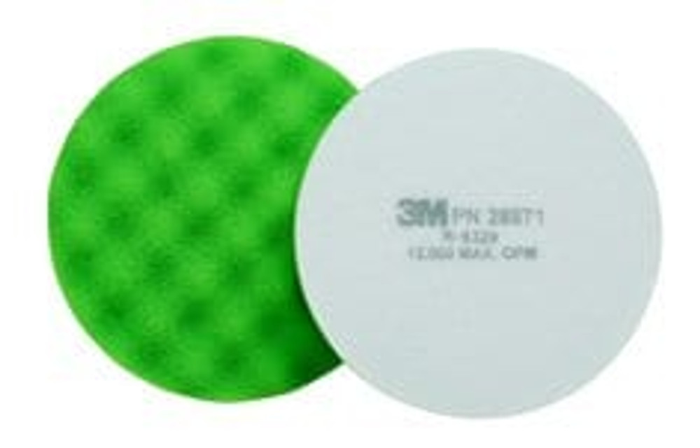 3M Finesse-it Buffing Pad 28871, 5-1/4 in, 10/inner,50/case 28871 Industrial 3M Products & Supplies | Green Foam