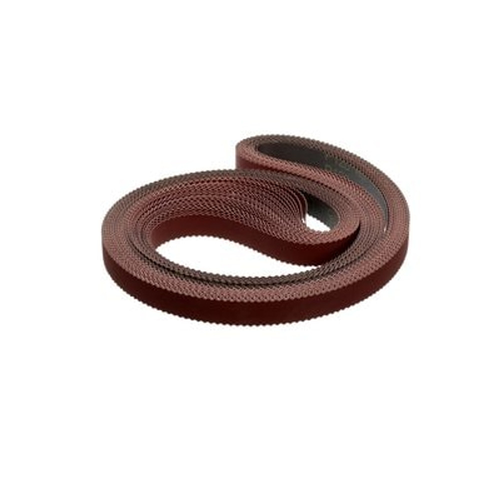 3M Cloth Belt 361F, P120 XF-weight, 1-1/4 in x 90 in, Film-lok, Single-flex, 50 each/case, Restricted 20535 Industrial 3M Products & Supplies | Brown