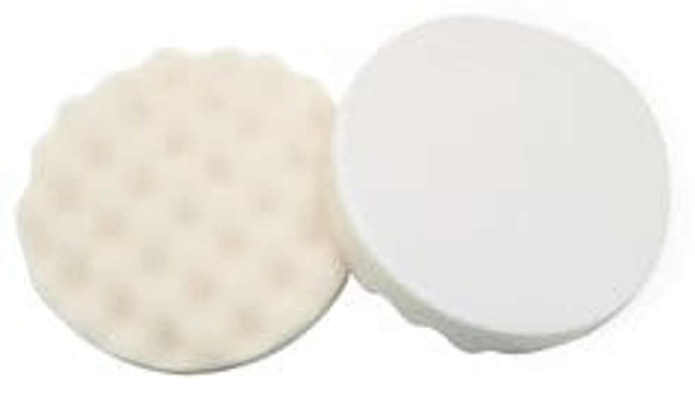 3M Finesse-it Foam Buffing Pad, 28401, 5-1/4 in, White Open CeII Foam,
10/Bag, 50 ea/Case