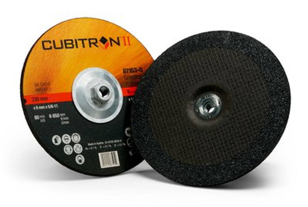 3M Cubitron II Grinding Wheel 87153-Q Front/Back