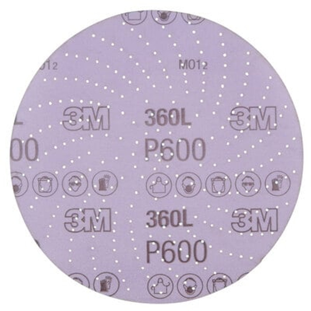 3M Xtract Film Disc 360L, P600, 6 in (152.4 mm), 3 mil (0.0762 mm), Die 600LG