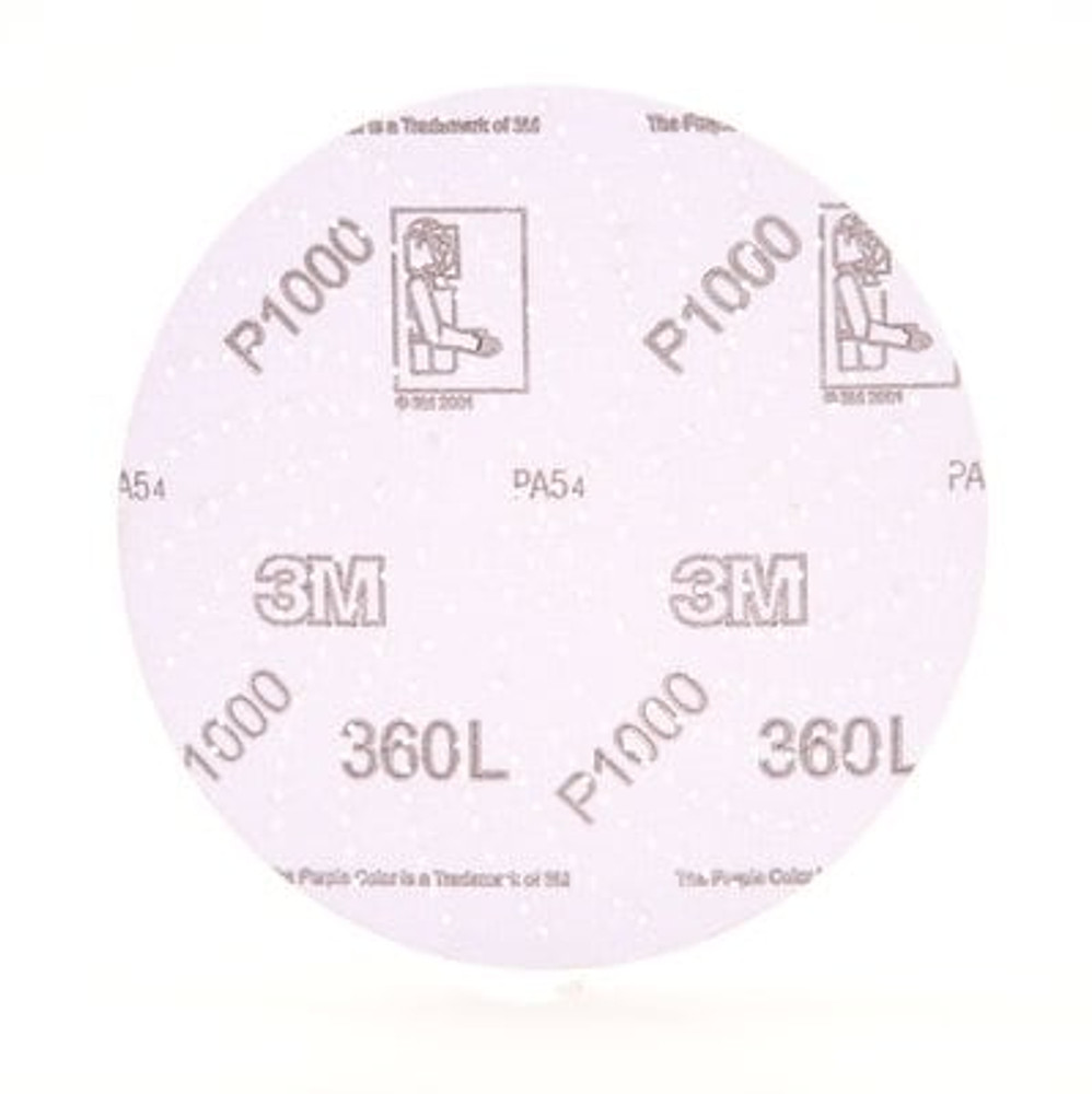 3M Clean Sanding Disc 360L, 20806, 6 in P1000