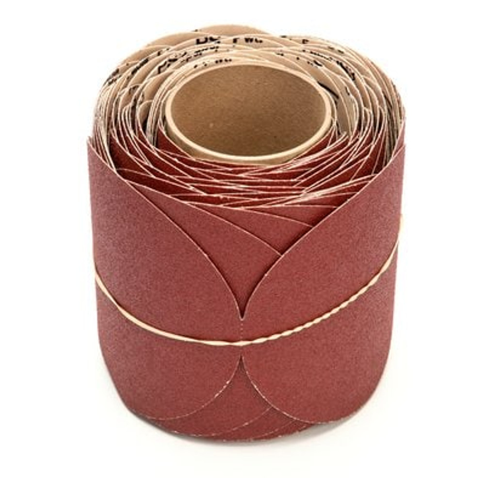 3M Stikit Paper Disc Roll 763U, 80 F-weight, 6 in x NH, Die 600Z, 100
Discs/Roll, 4 Rolls/Case
