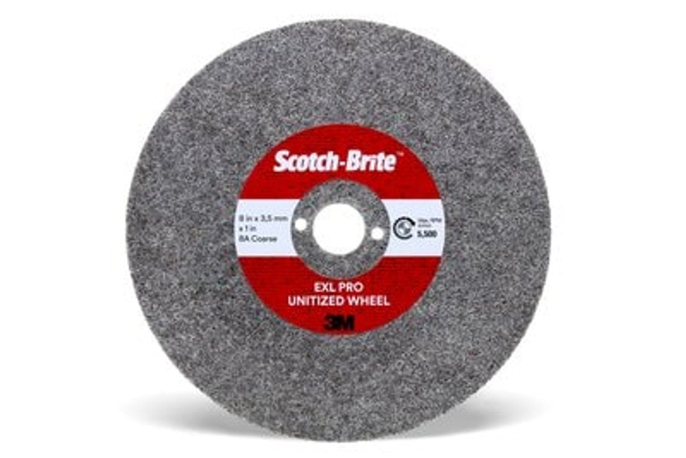 Scotch-Brite EXL PRO Unitized Wheel 8 in w/o Blotches Photo