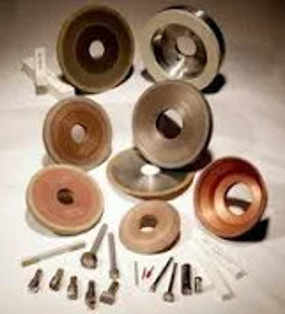 3M Resin Bond Diamond Wheels and Tools, 1V1 6-.75-.25-1.25 D220 675BM V15 76349