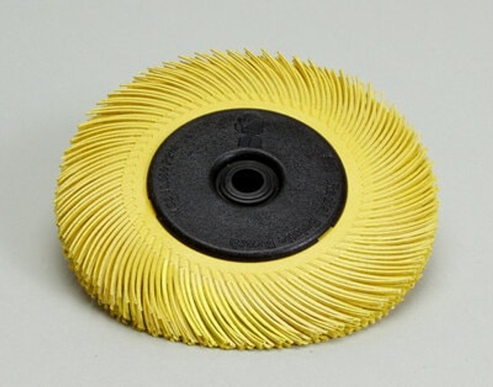 3M Radial Bristle Brush T-C 6 Inch Yellow