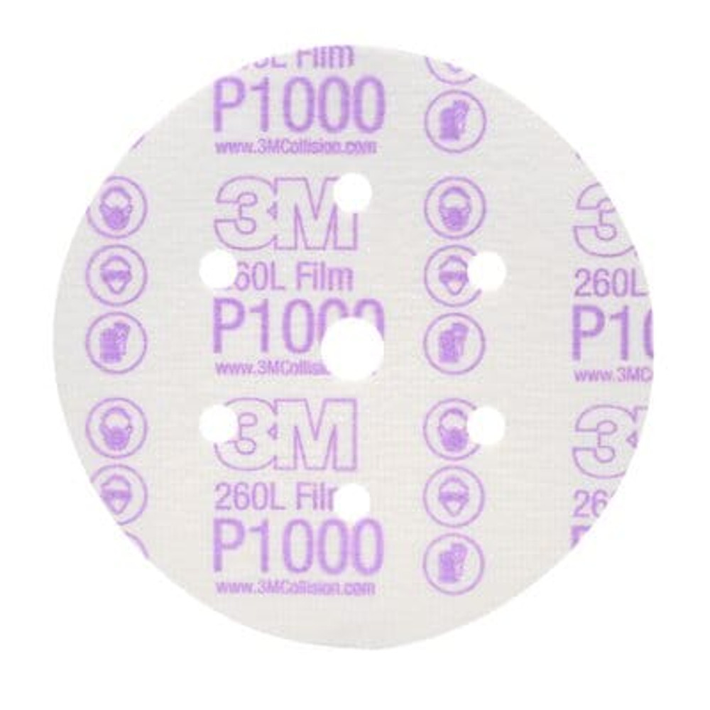 3M Hookit Finishing Film Disc D/F, 01069, 6 in, P1000