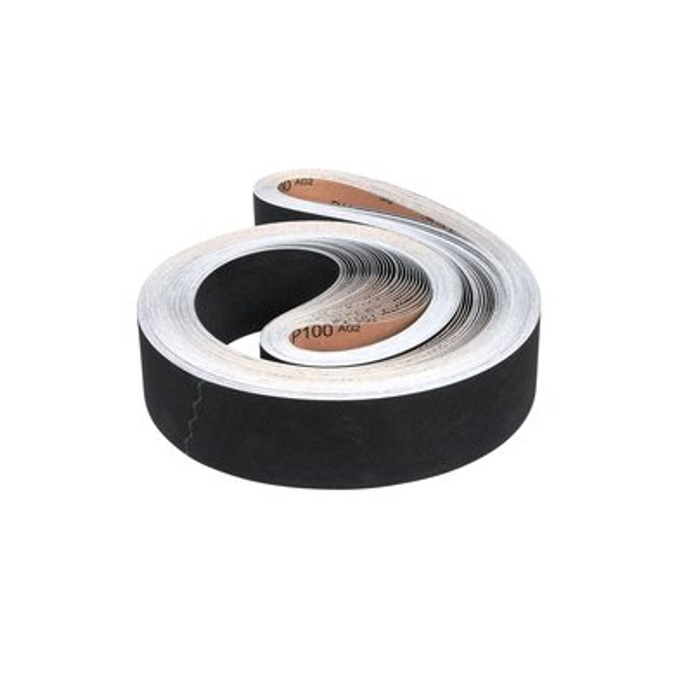 3M Cloth Belt 461F, P100 YF-weight, 4 in x 132 in, Sine-lok,
Single-flex, 50 ea/Case
