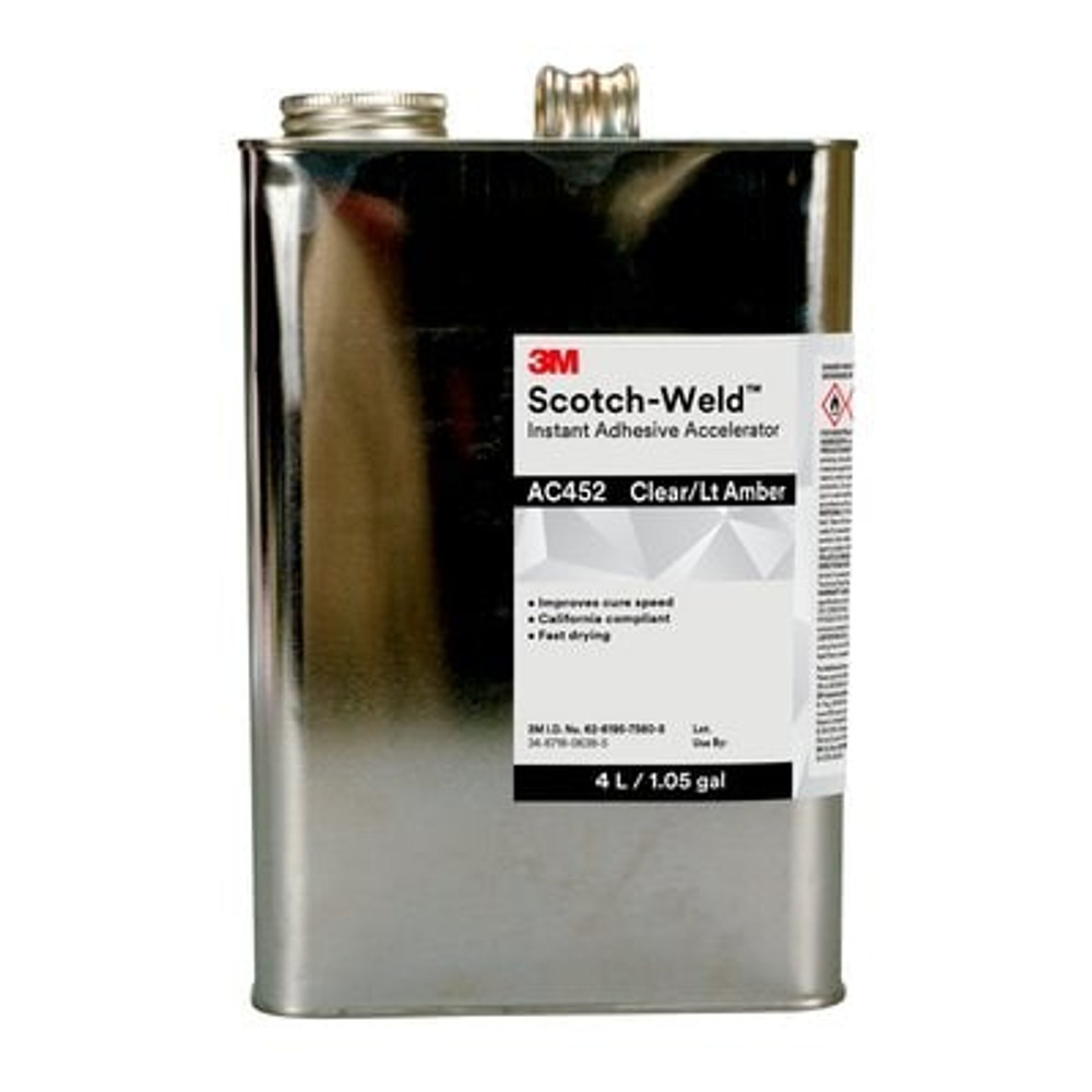 3M Scotch-Weld Instant Adhesive Acclerator AC452 4L