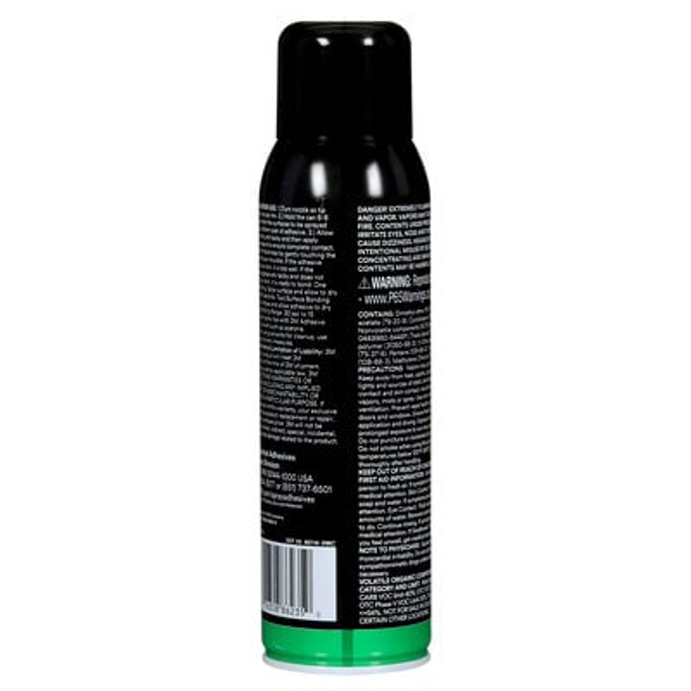 3M Hi-Strength Spray Adhesive 90, 16 fl oz Can (Net Wt 12.23oz), 12/case, NOT for SALE in CA and OTHER STATES 86235 Industrial 3M Products & Supplies