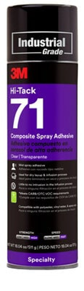 Hi-Tack Composite Spray 71 Clear Product Image
