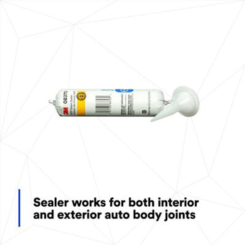 3M MSP Seam Sealer, 08370, Gray, 310 mL Flexpack, 6 per case