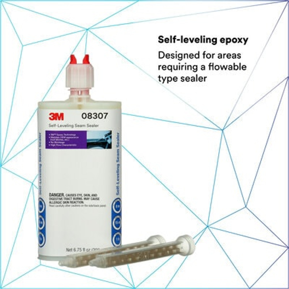 3M Self-Leveling Seam Sealer, 08307, 200 mL Cartridge, 6 per case