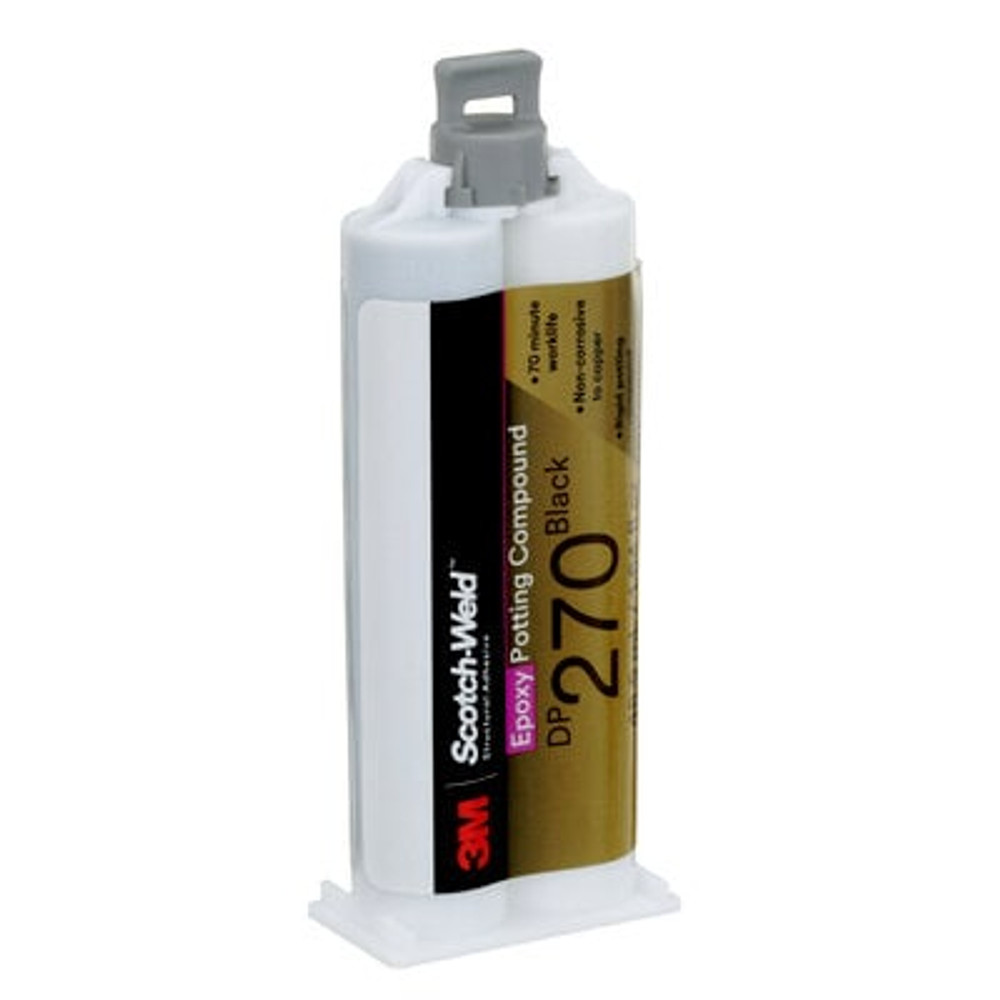 3M Scotch-Weld Epoxy Potting Compound DP270, Black, 48.5mL Duo-Pak,
12/Case