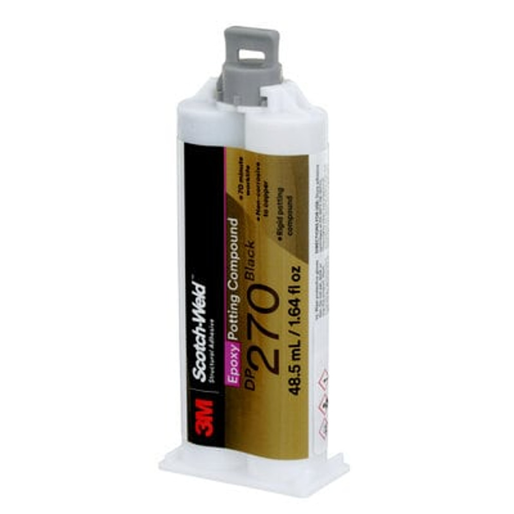 3M Scotch-Weld Epoxy Potting Compound DP270, Black, 48.5mL Duo-Pak,
12/Case
