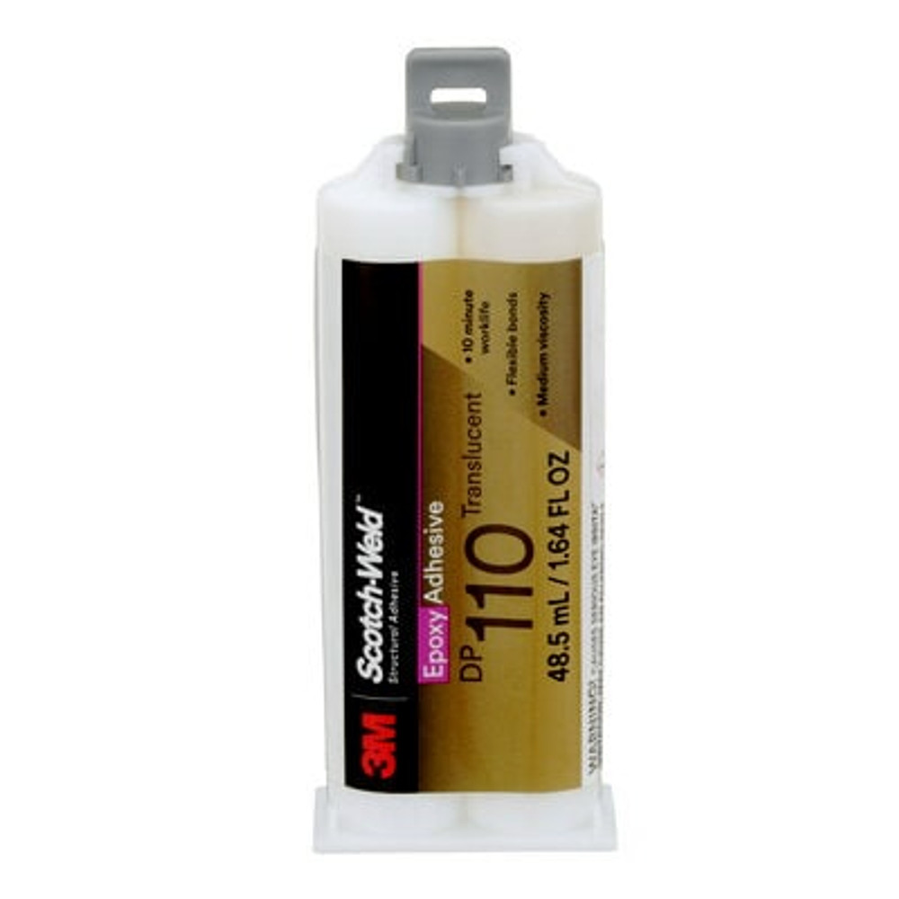 3M Scotch-Weld Epoxy Adhesive DP110, Translucent, 48.5mL Duo-Pak