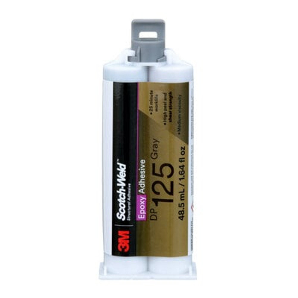 3M Scotch-Weld Epoxy Adhesive, DP125, grey, 1.71 fl. oz. (48.5 ml)