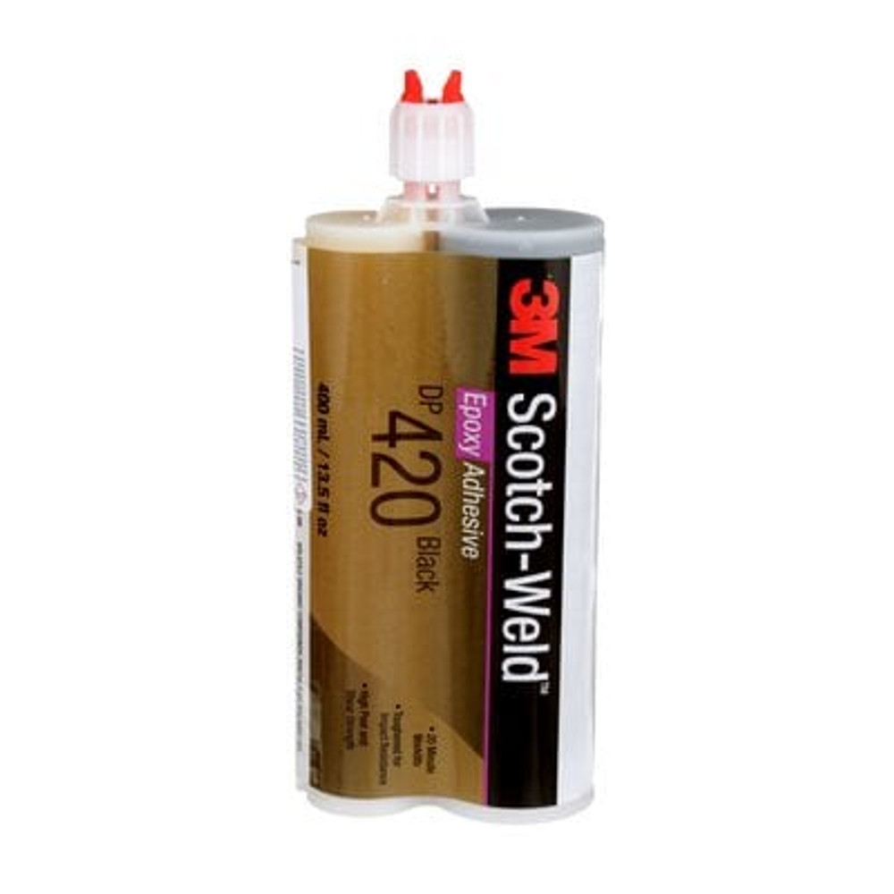 DP420 EPOXY ADH BLACK  400 ML D-PAK 6/CV