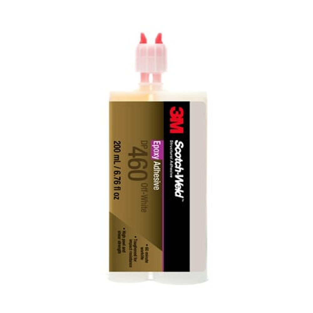 3M Scotch-Weld Epoxy Adhesive DP460, Off-White, 6.7 fl oz (200 mL) Duo-Pak, 12/Case