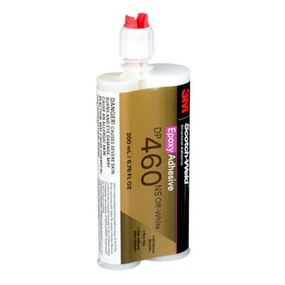3M Scotch-Weld Epoxy Adhesive DP460NS, Off-White, 200 m L Duo-Pak,12/case 43671 Industrial 3M Products & Supplies
