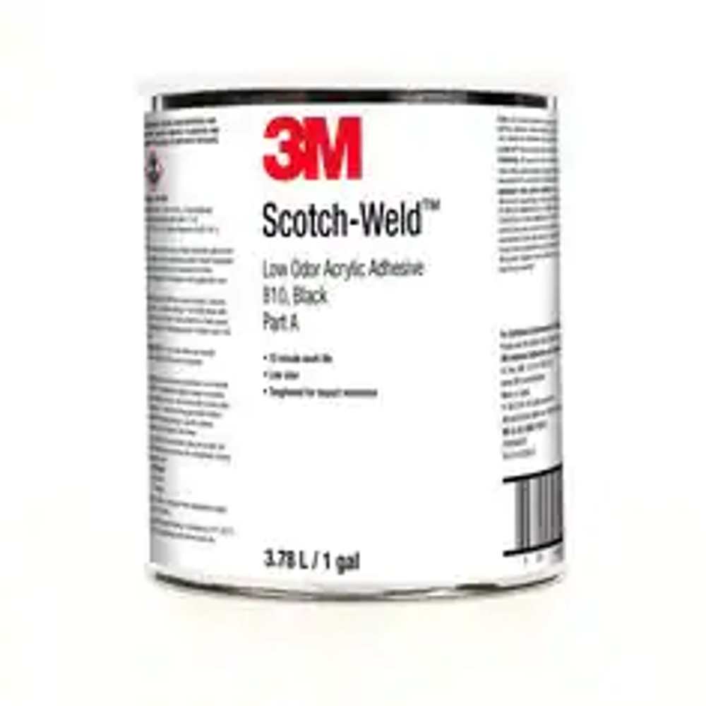 3M Scotch-Weld Low Odor Acrylic Adhesive 810, Part B, 20 L Drum(Pail) 49080 Industrial 3M Products & Supplies | Black