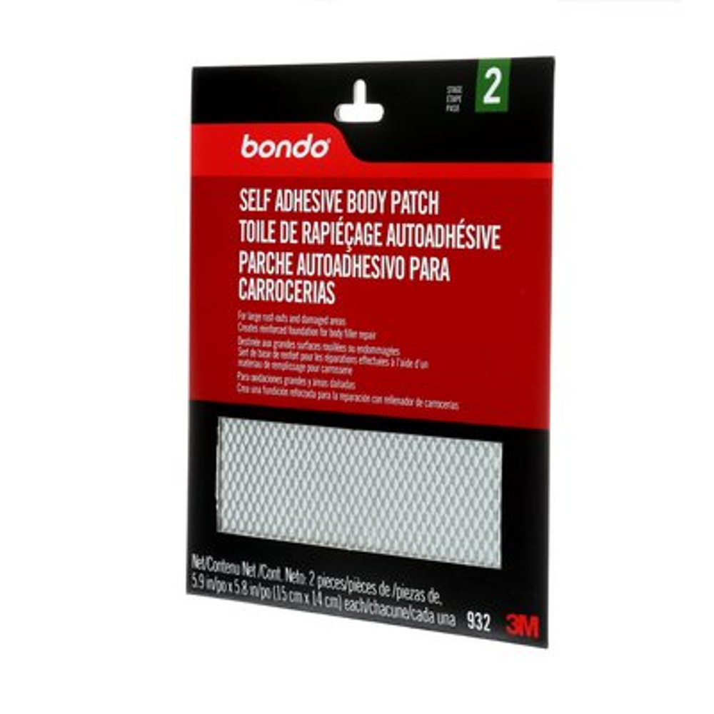 Bondo Self-Adhesive Body Patch 00932 932 Industrial 3M Products & Supplies