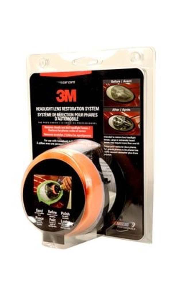 3M Headlight Lens Restoration System, 39008, 4/case 39008 Industrial 3M Products & Supplies