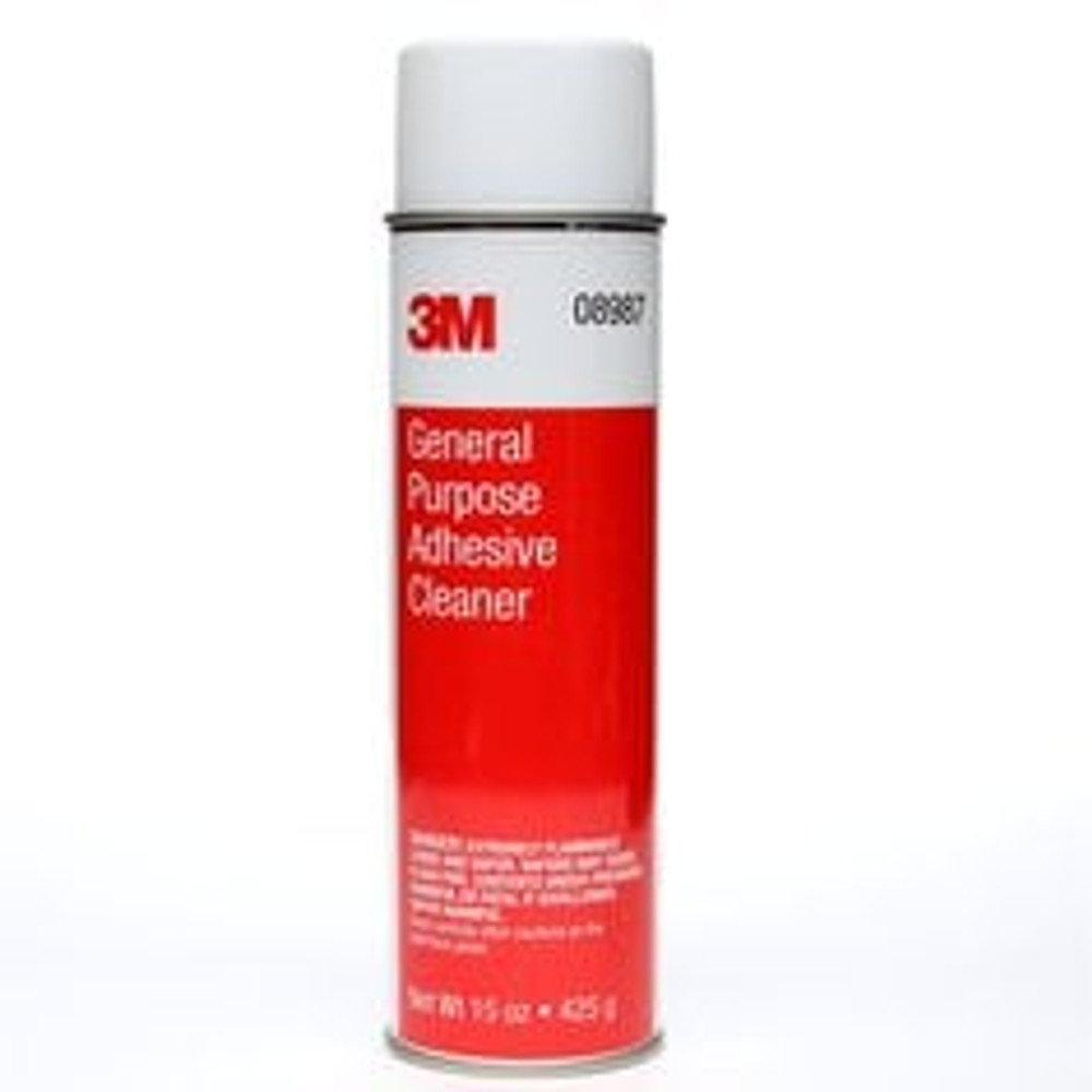 3M General Purpose Adhesive Cleaner, 08987, 15 oz Net Wt, 12/case 8987 Industrial 3M Products & Supplies