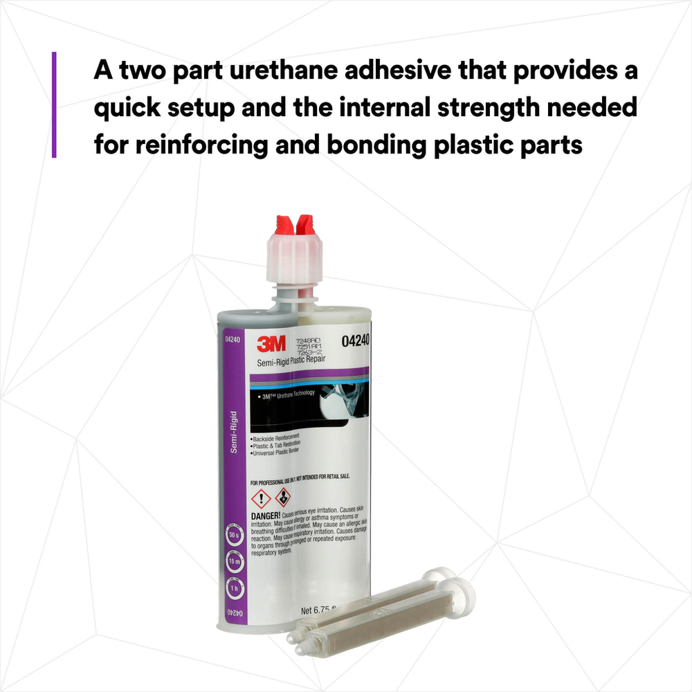 3M Semi-Rigid Plastic Repair 4240 | Durable Repair Adhesives