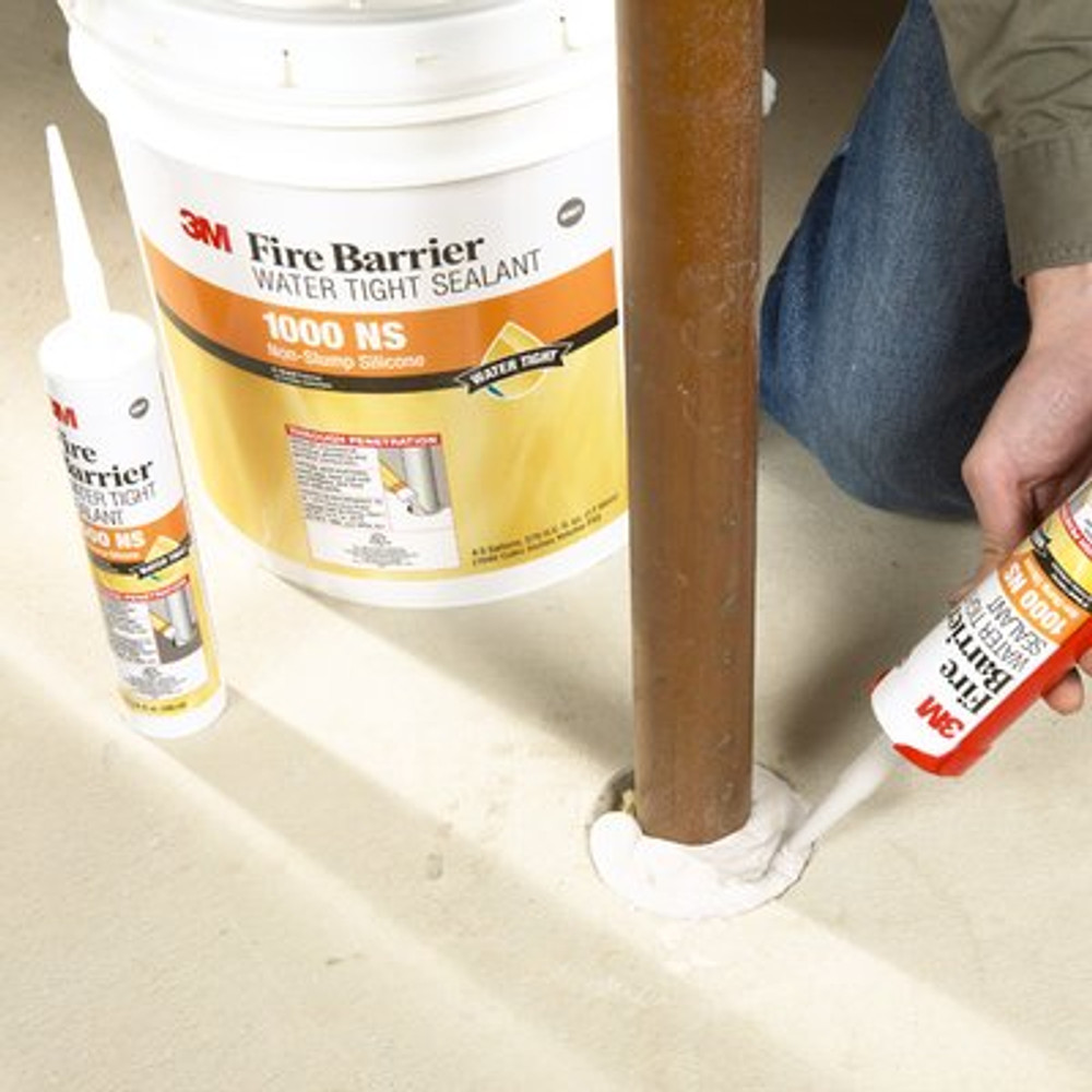3M Fire Barrier Water Tight Sealant 1000 NS, 20 fl oz Sausage Pack, 12/case 18790 Industrial 3M Products & Supplies | Gray