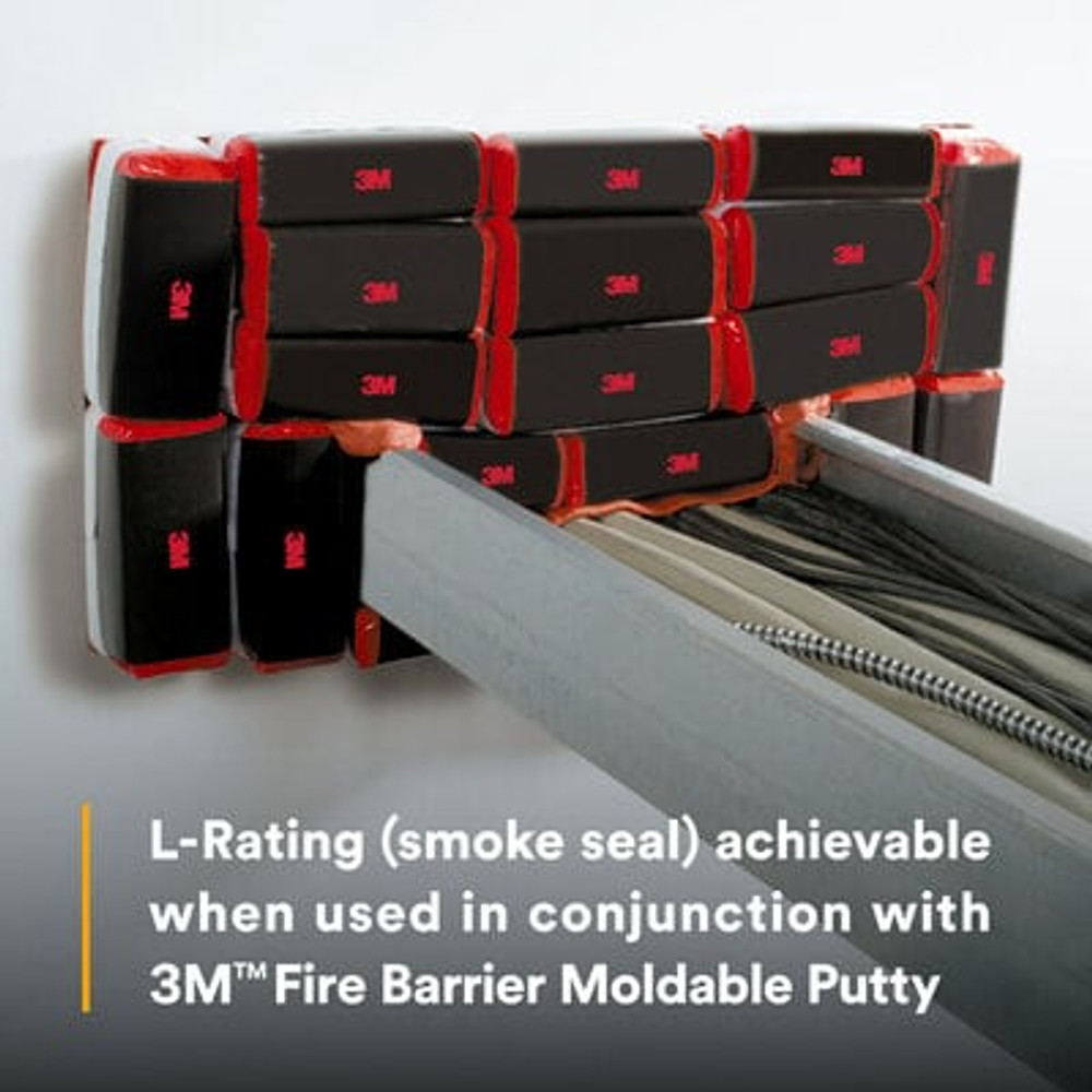 3M Fire Barrier Pillows FB269, Medium, 2 in x 6 in x 9 in, 16/Case