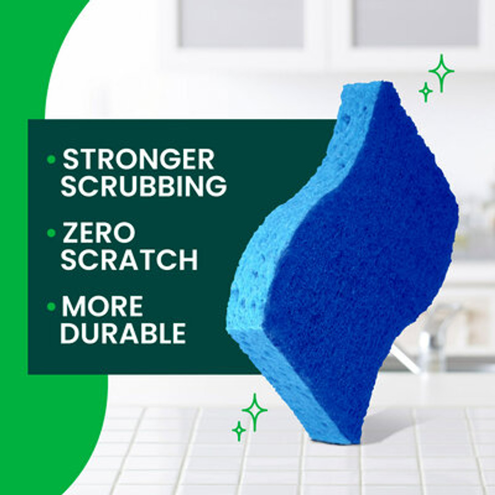 Scotch-Brite Non-Scratch Scrub Sponge 521, 12/1 183 Industrial 3M Products & Supplies