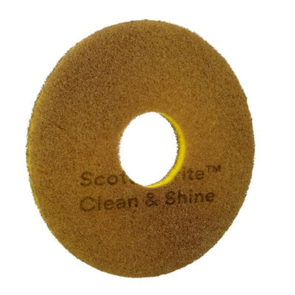 Scotch-Brite Clean & Shine Pad, 11 in, 5/Case 9551