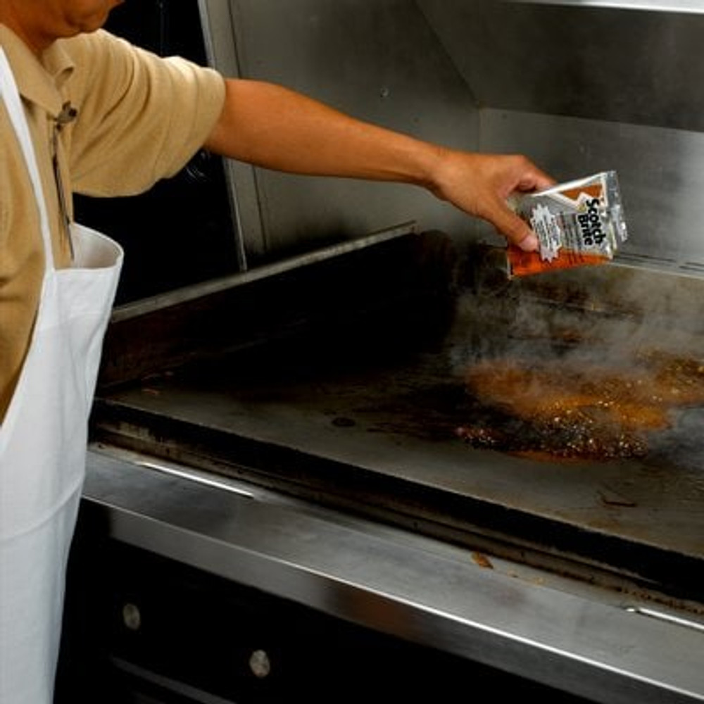 Scotch-Brite Quick Clean Griddle Liquid 700-40, 3.2 Oz Pack, 40/Case
