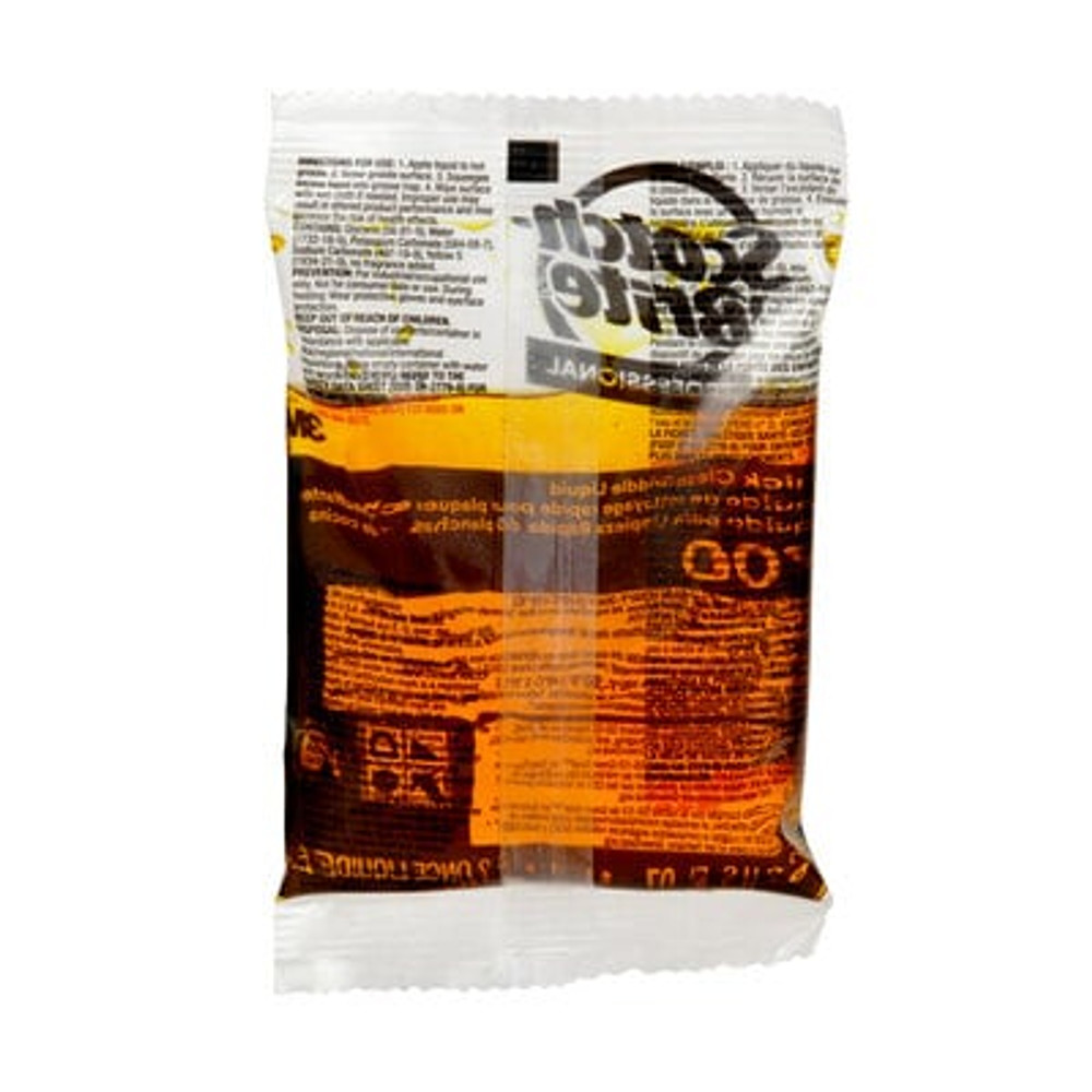 Scotch-Brite Quick Clean Griddle Liquid 700-40, 3.2 Oz Pack, 40/Case