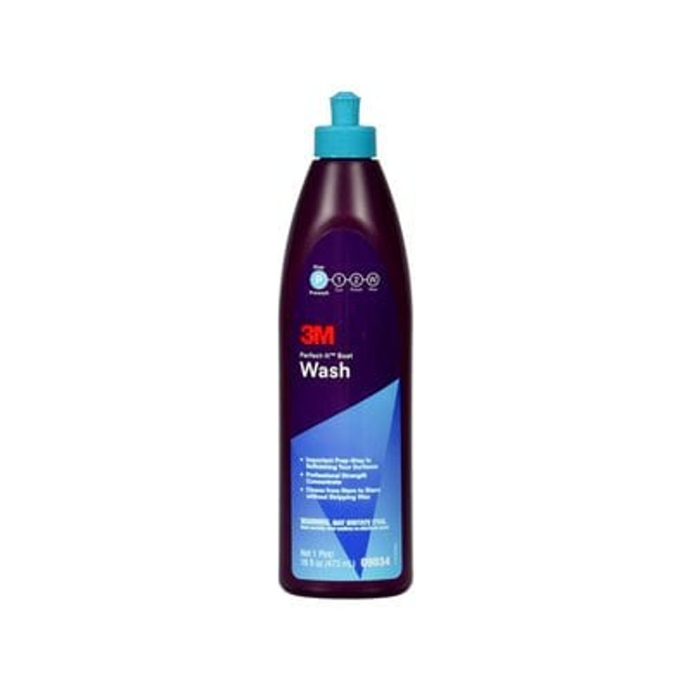 3M Perfect-It Boat Wash, 09034, Pint (473 mL)