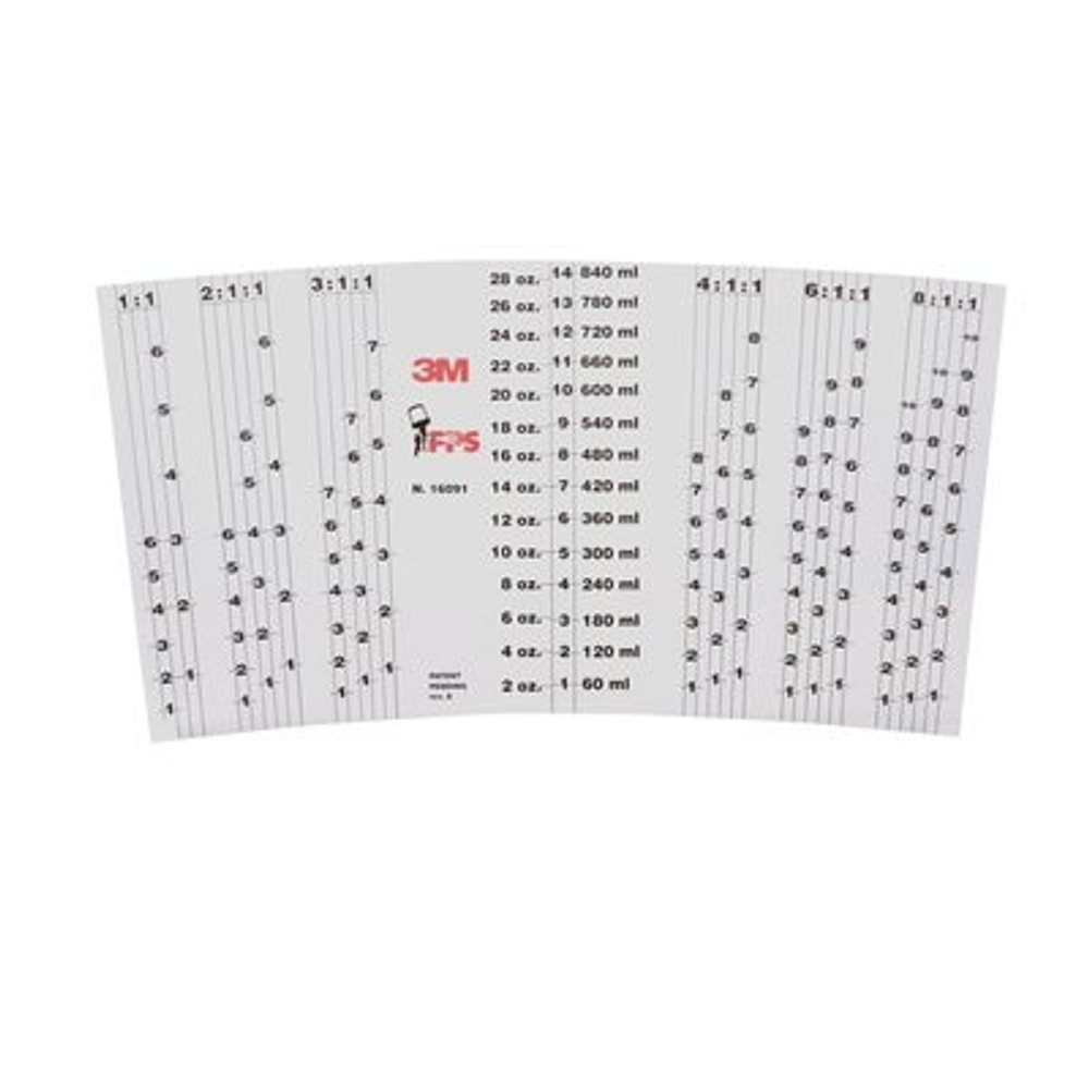 3M PPS Mix Ratio Insert Large - Generic, 16091