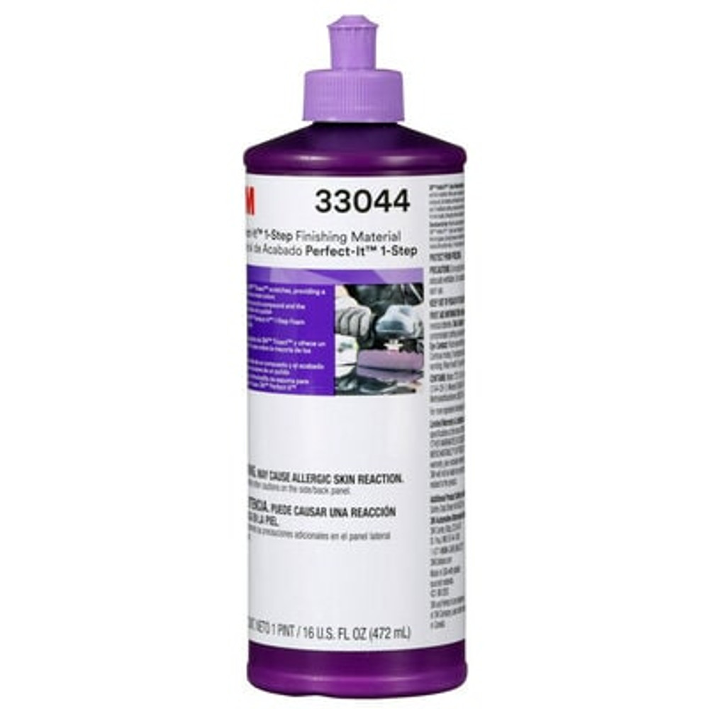 3M Perfect-It 1-Step Finishing Material 33044, 16 fl oz (472 m L), 6/case 33044 Industrial 3M Products & Supplies | Purple